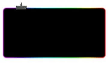 VELIKA GAMING PODLOGA ZA IGRE ZA IGRE NA STOLU S RGB LED OSVJETLJENJEM