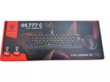 TIPKOVNICA + MIŠ LIOCAT GS 777C 2-U-1 GAMERSKI SET
