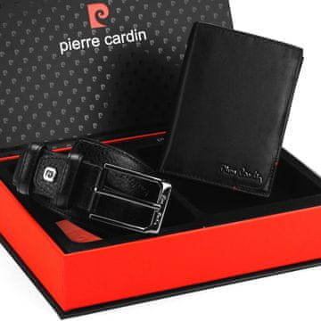 Pierre Cardin Muški poklon set, prava koža, ZG-109-BR