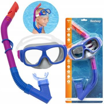 Bestway set maska s disalicom za ronjenje PLAVA 7+ 24032