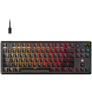 Corsair K70 CORE TKL, RGB mehanička gaming tipkovnica, crna