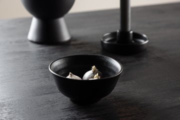 Venture Design AB Set zdjela Wabi Sabi 2 komada 12x6 cm crne boje