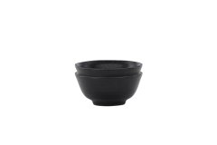 Venture Design AB Set zdjela Wabi Sabi 2 komada 12x6 cm crne boje