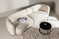 Venture Design AB Sofa 3 sjedala 91x268x80 cm Bež