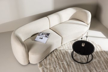 Venture Design AB Sofa 3 sjedala 91x268x80 cm Bež