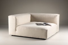 Venture Design AB Sofa kutni modul Mavi 135x135x70 cm bež