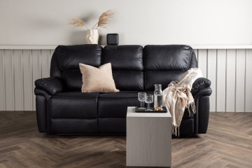 Venture Design AB Trosjed naslonjač 3 sjedala 99x103x228 cm crni