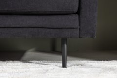 Venture Design AB Sofa Boom 90x203x84 cm Crna
