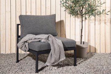 Venture Design AB Srednji dio lounge stolice 74x70x65 cm crne boje