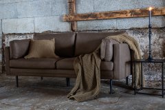 Venture Design AB Sofa dvosjed Boom 90x84x203 cm smeđa