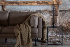 Venture Design AB Sofa dvosjed Boom 90x84x203 cm smeđa