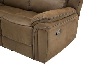 Venture Design AB Trosjed s relax funkcijom Saranda smeđi