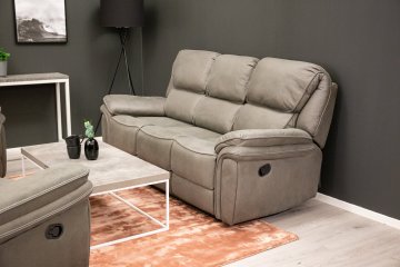Venture Design AB Trosjed s relax funkcijom Saranda 98x96x206 cm sivi