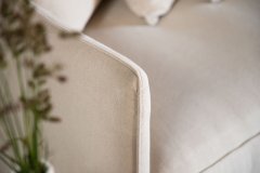 Venture Design AB Sofa 92x240x91 cm Bež, breza, pamuk, vlakno, lan, bor, poliester