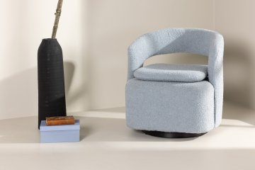 Venture Design AB Fotelja Laurel 72x69x75 cm Plava