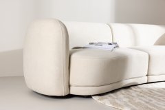 Venture Design AB Sofa 3 sjedala 91x268x80 cm Bež
