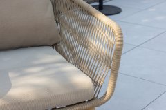 Venture Design AB Set sofa Chania od akacije i aluminija, smeđi