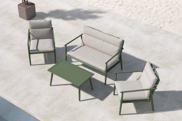 Venture Design AB Sofe set 90x52x45 cm Zeleno