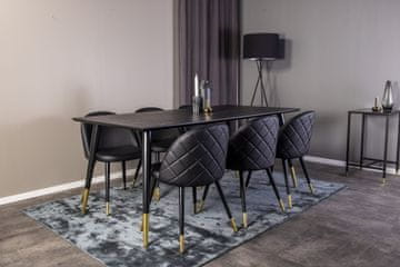 Venture Design AB Blagovaonski stol Dipp 75x180x90 cm Crni