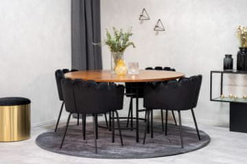 Venture Design AB Set za blagovanje Stol i stolice Copenhagen Limhamn Stol 140x75 cm smeđa crna