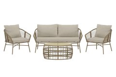 Venture Design AB Set sofa 73x75x160 cm smeđa