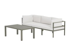 Venture Design AB Set sofa 2-sjedača i fotelja s stolom 70x120x45 cm smeđa