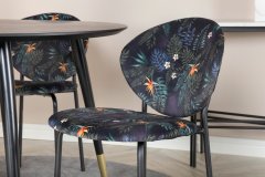 Venture Design AB Set za blagovanje stol i stolice Dipp i Vault 115x75 cm crne boje