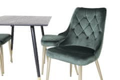Venture Design AB Set stola za blagovanje i stolica Dipp 75x120x85 cm crna zelena