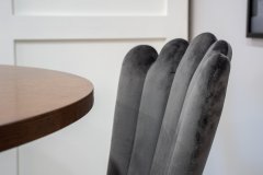 Venture Design AB Set za blagovanje okrugli stol 140x75 cm smeđe i sive boje, stol i stolice