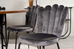 Venture Design AB Set za blagovanje Stol i stolice Copenhagen Limhamn Stol 140x75 cm smeđe sive boje