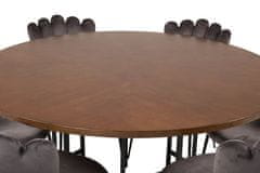 Venture Design AB Set za blagovanje Stol i stolice Copenhagen Limhamn Stol 140x75 cm smeđe sive boje
