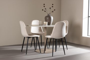 Venture Design AB Blagovaonski set Lycke blagovaonski stol s Polar blagovaonskom stolicom 110x75 cm bež