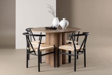 Venture Design AB Blagovaonski set Olivia stol i Alfons stolice Stol 110x75 cm smeđa