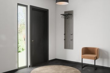 Venture Design AB Vješalica za odjeću Nimes 43x18x2,5 cm Crna