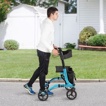 Costway Sklopivi rollator s ručkama podesivim po visini
