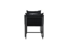 Venture Design AB Set za blagovanje na balkonu Noto stol 120x61x73 cm crni