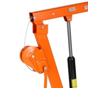 VEVOR Kamionski kran 907.2 kg, ručni, ručna vitla, hidraulička dizalica 12T, teleskop 360°, sklopivi kran za platformu