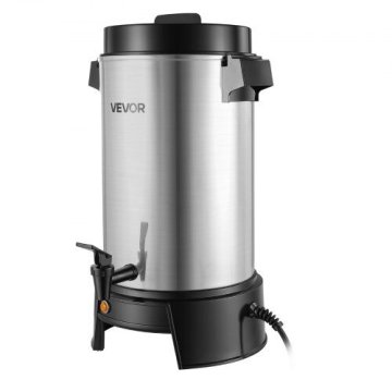 VEVOR Kava kotao 42 šalice 6.3L 1190W s slavinom bez kapanja i automatskom kontrolom temperature