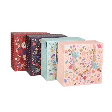 Homestar Poklon vrećica BOXY L 27x27x13 cm mix