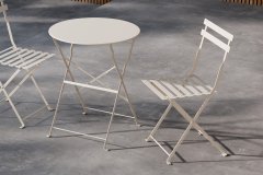 Venture Design AB Set za kafić Tao, stol za kavu 60x60x71 cm, bež