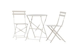 Venture Design AB Set za kafić Tao, stol za kavu 60x60x71 cm, bež