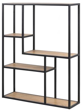 Homestar Zidna polica SEAFORD 75x20x91 cm, hrast