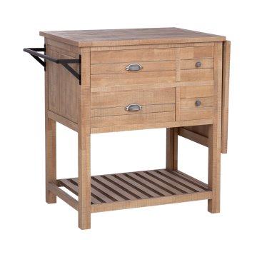 Homestar Kuhinjski otok MONACO 82,5/152,5x60x95,5 cm sklopivi