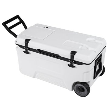 Northix Hladnjak na kotačiće od 53 litre s ravnalom za ribu i kotačićima