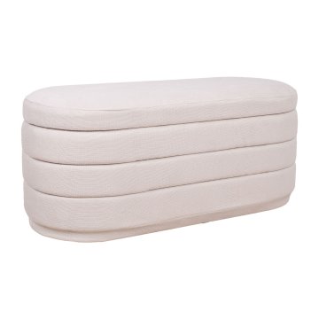 Homestar Klupa HIRO 104x44x44 cm bijela s prostorom za pohranu