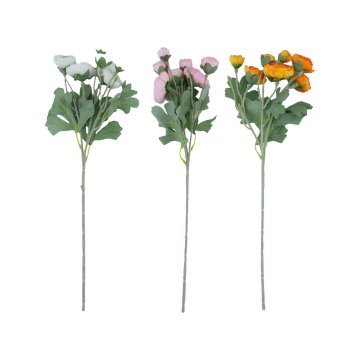 Homestar Umjetni cvijet Ranunculus cvjetovi 7 komada mix
