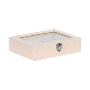 Homestar Kutija za nakit SEZANE 20x15x4,5 cm, bijela