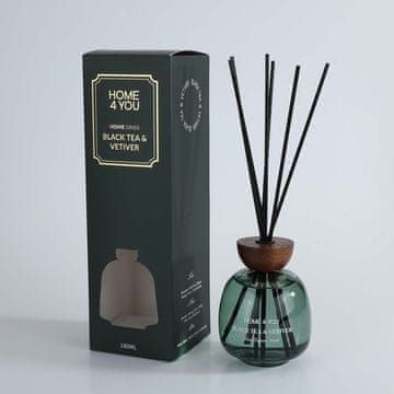 Homestar Difuzor s štapićima 180ml Crni čaj i Vetiver