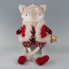 Homestar Dekoracija FAB HENRI 51 cm crveni lisac