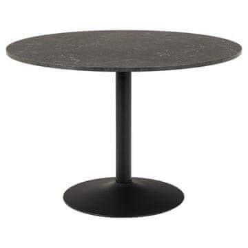 Homestar Blagovaonski stol IBIZA D110xV74cm crni mramor